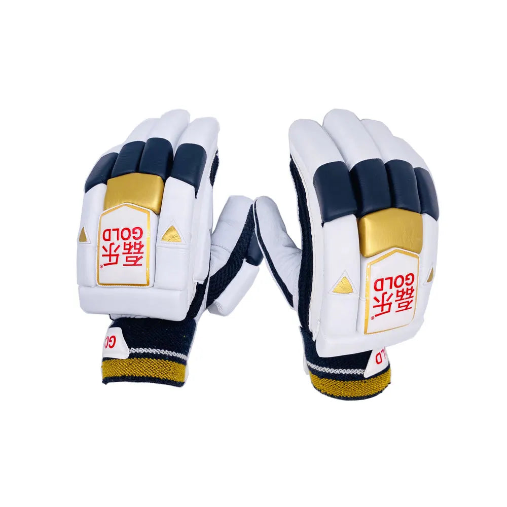 Left Hand Cricket Batting Gloves Thicken Sponge Shock Absorption Slip Resistance Breathable Leather Hand Protection