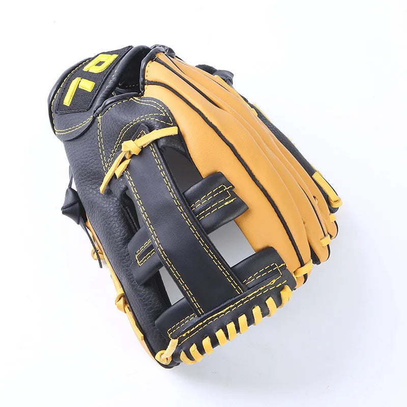 Outdoor Sports Genuine Leather Baseball Gloves for School Match Adults Youth Training 11.5/12.5 Inch Baseball Mitt Glove Gear