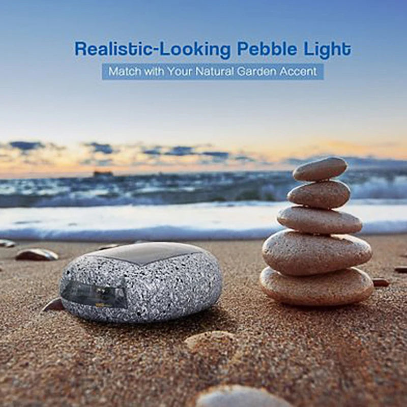 Solar Light For Garden Decoration Outdoor Path Light LED Rock Light Waterproof Driveway Walkway Solar Stones Lamp
