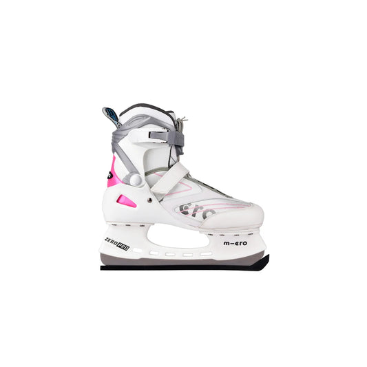 Micro ZERO PRO,Snug Fit,Adult Figure Ice Skates Hockey Skating Shoes,White for Girls,Black for MEN, Easy Lace-up