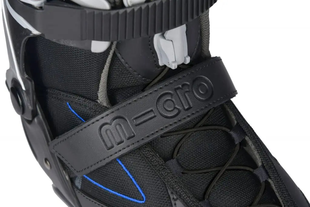 Micro ZERO PRO,Snug Fit,Adult Figure Ice Skates Hockey Skating Shoes,White for Girls,Black for MEN, Easy Lace-up