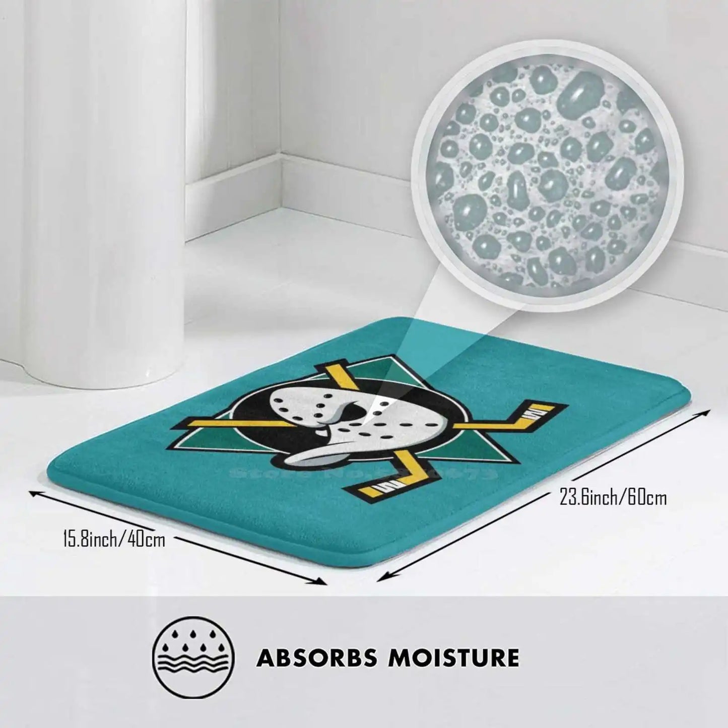 - Anaheim 3D Soft Non-Slip Mat Rug Carpet Cushion Hockey Ducks