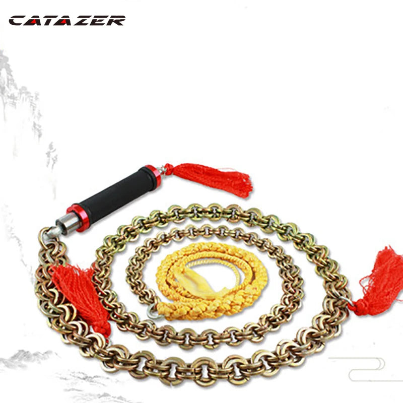 Wushu Chain Whip Stainless Steel and High Carbon Steel Chain Whip Whip Kung Fu Fitness Whip  0.75KG/1KG Lmartial Arts Supplies