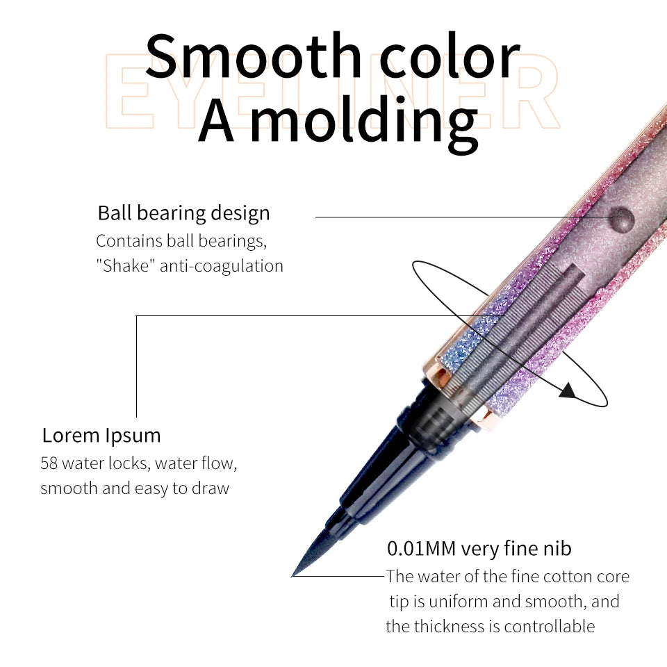 Makeup Eyeliner Wholesale 10/30pcs Magnetic Black Liquid Lash Glue Pen Cosmetics Eyeliner Pencil