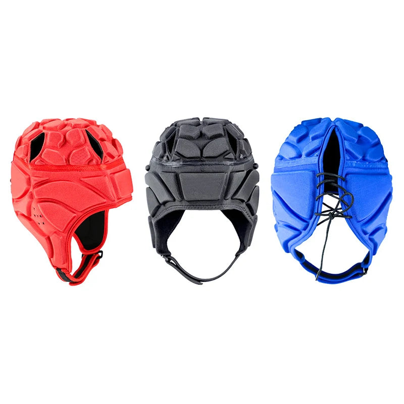 Prefessional Football Soccer Helmet Rugby Scrum Cap Headguard Goalie Hat Head Protector Shockproof Headgear Soccer Goalkeeper