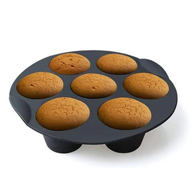 Air Fryer Accessories Kitchen Home 6/7/8/9 Inch Set Basket Grill Suitable For 10 Piece Set 3.2QT-5.8QT Baking