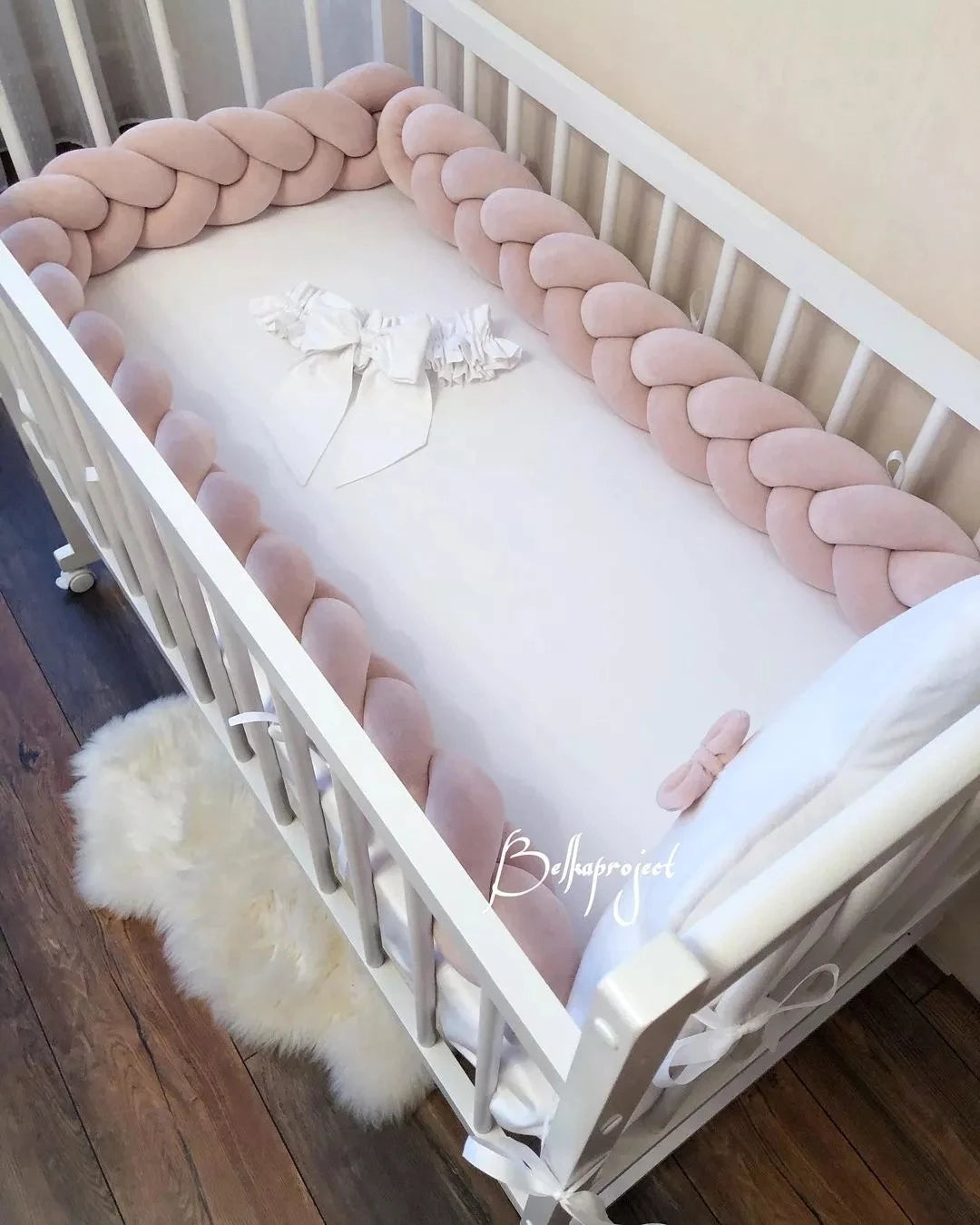 2M/3M/4M Baby Bed Bumper for Newborn Protector Crib Bumper Tour De Lit Bebe Tresse Baby Essentials