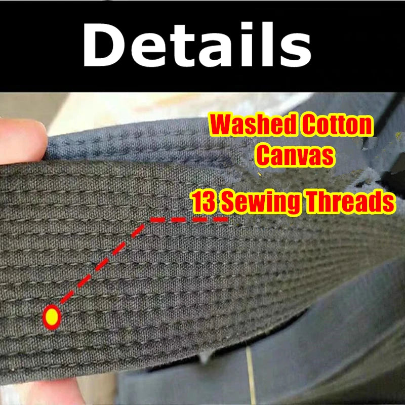 Washed Out Taekwondo Black Belt WTF ITF 2M-3.2M Karate Judo Uniform Pure Cotton Waist Band TKD Coach Belt Men Women High Level