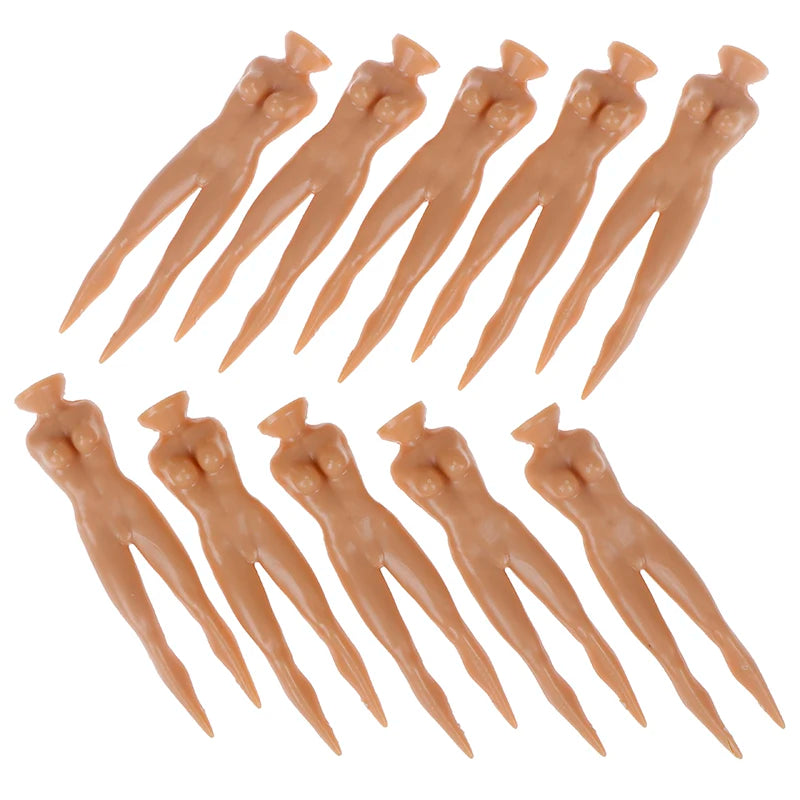 100Pcs/lot Golf Tees Golf Accessories ABS plastic Practice Training Golfer Tees for Golf Trainer