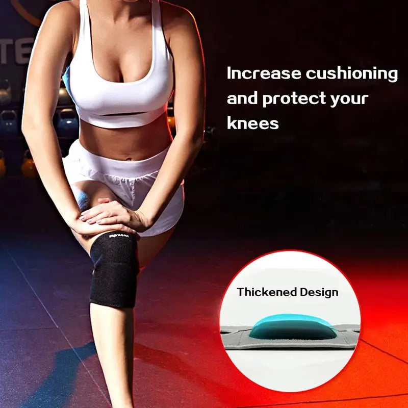 2Pcs Protective Knee Pads Dancing Running Hiking Basketball Volleyball Breathable EVA Thicken Knee Patella Brace Sports Gear