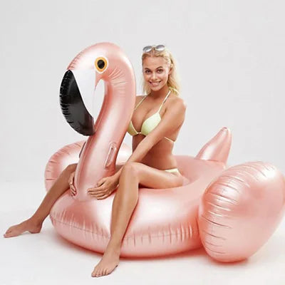Giant Swan Watermelon Floats Pineapple Flamingo Swimming Ring Unicorn Inflatable Pool Float Child&Adult Water Toys boia