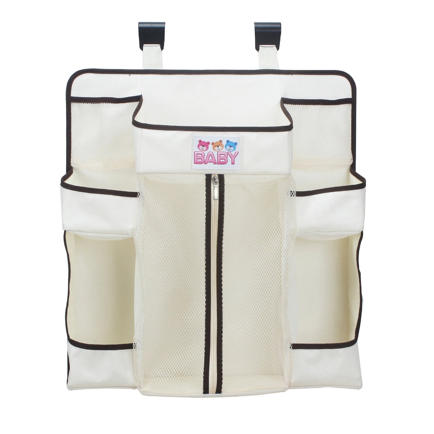 Organizer Crib Hanging Storage Bag Caddy Organizer for Baby Essentials Diaper Stackers Caddies Baby Storage