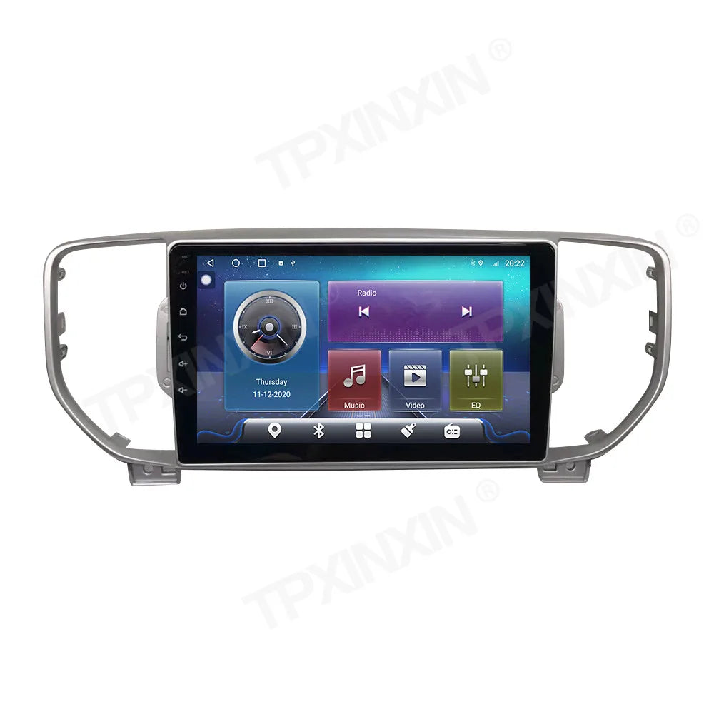 2Din For Kia smart run KX5 2016-2020 Car multimedia stereo video player Radio Android smart DVD host GPS large-screen Navigation