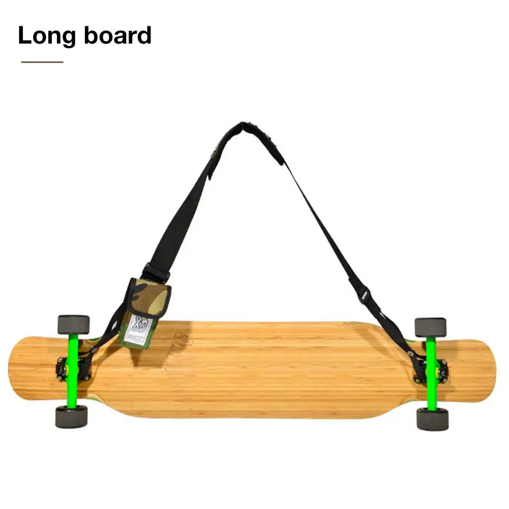 Universal Skateboard Shoulder Carrier Adjustable Longboard Backpack Belt Skate Board & Accessories For Snowboard Deck