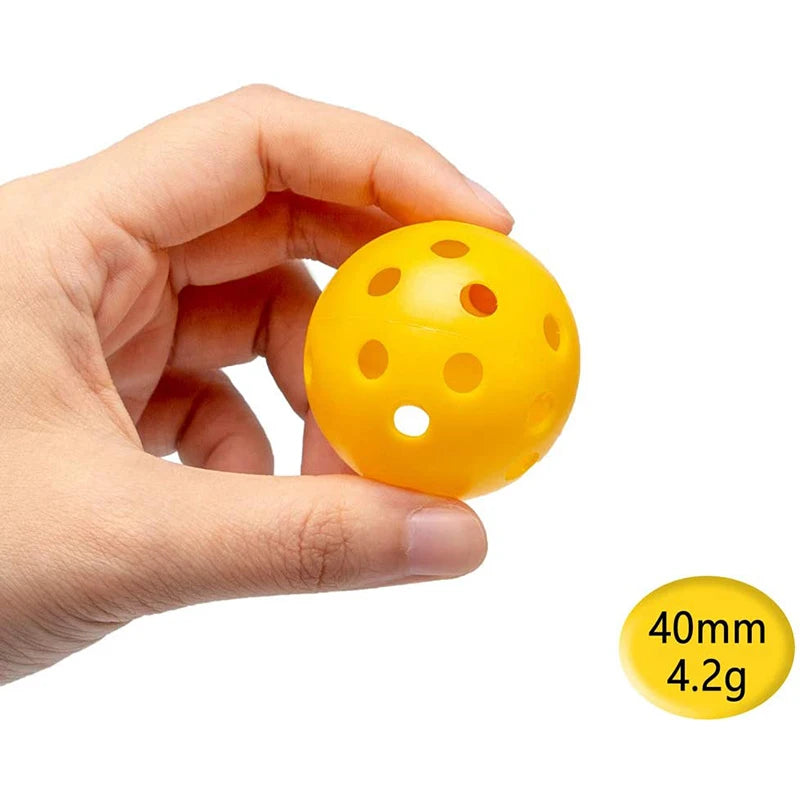 12PcsPractice Golf Balls  Hollow Plastic Golf Training Balls Colored Airflow Golf Balls Swing Practice Driving Range PE Toy Ball