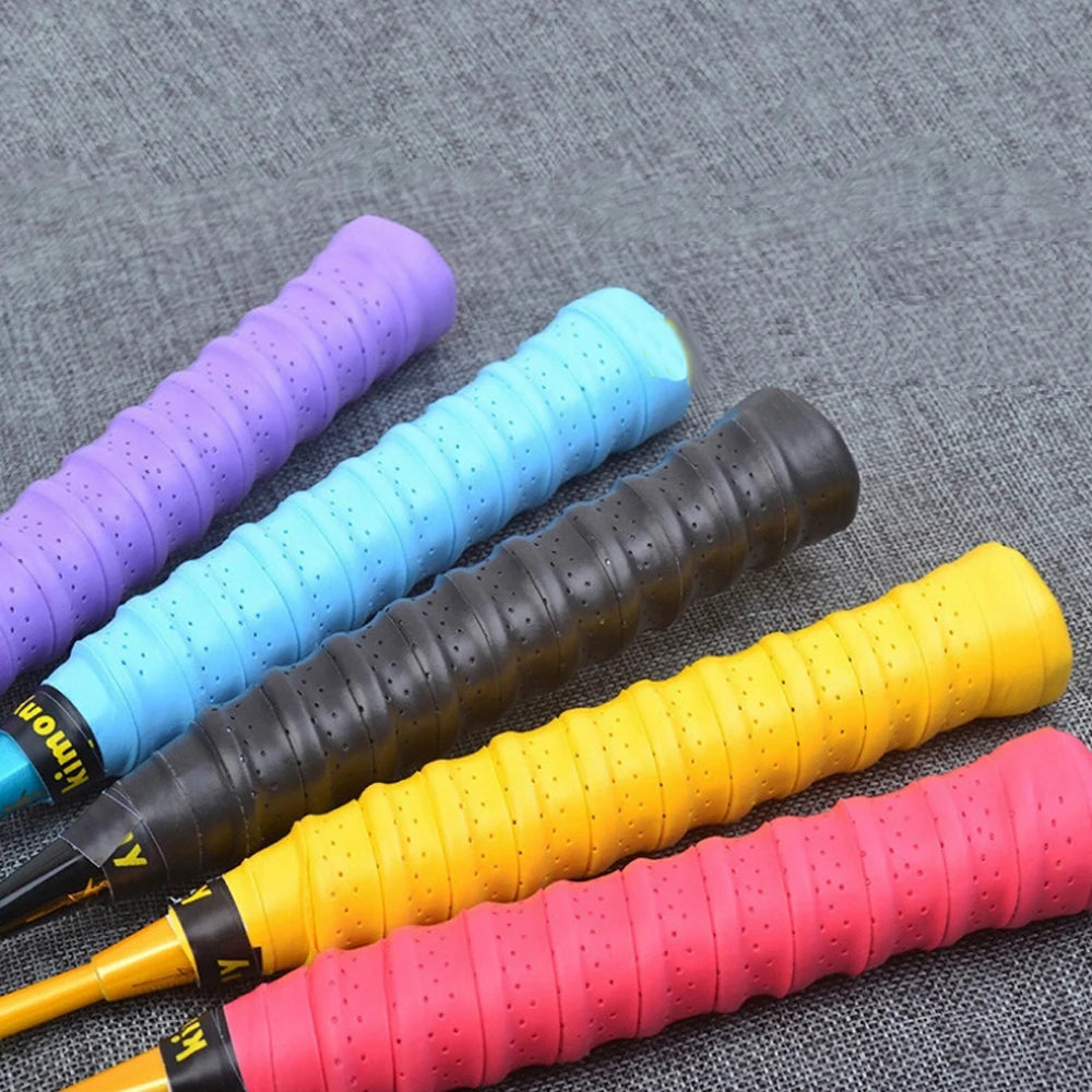 10pcs/lot Anti-slip Breathable Sport Over Grip Sweatband Griffband Tennis Overgrips Tape Badminton Racket Grips Sweatband