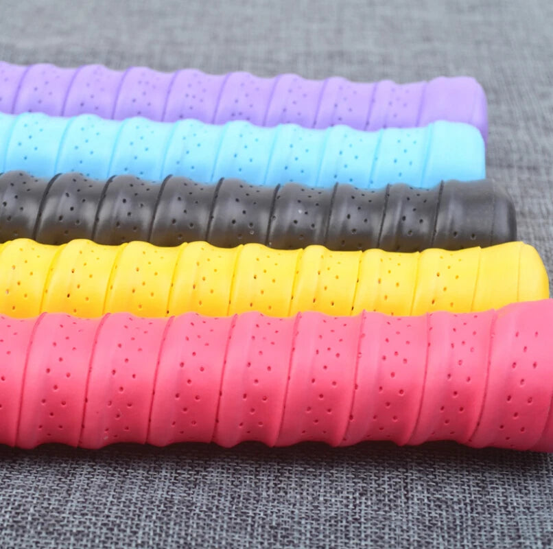 10pcs/lot Anti-slip Breathable Sport Over Grip Sweatband Griffband Tennis Overgrips Tape Badminton Racket Grips Sweatband