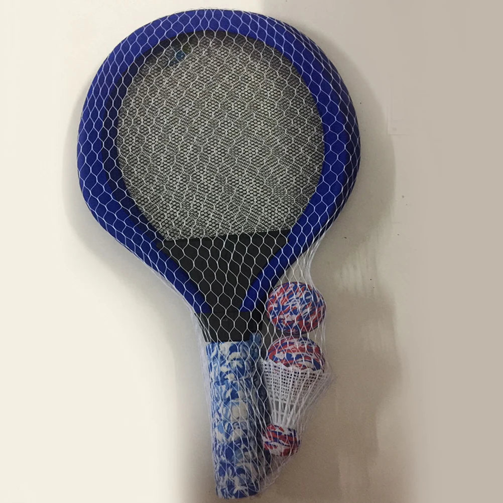 1 Set of Children's Tennis Racket Palying Badminton Rackets for Beach