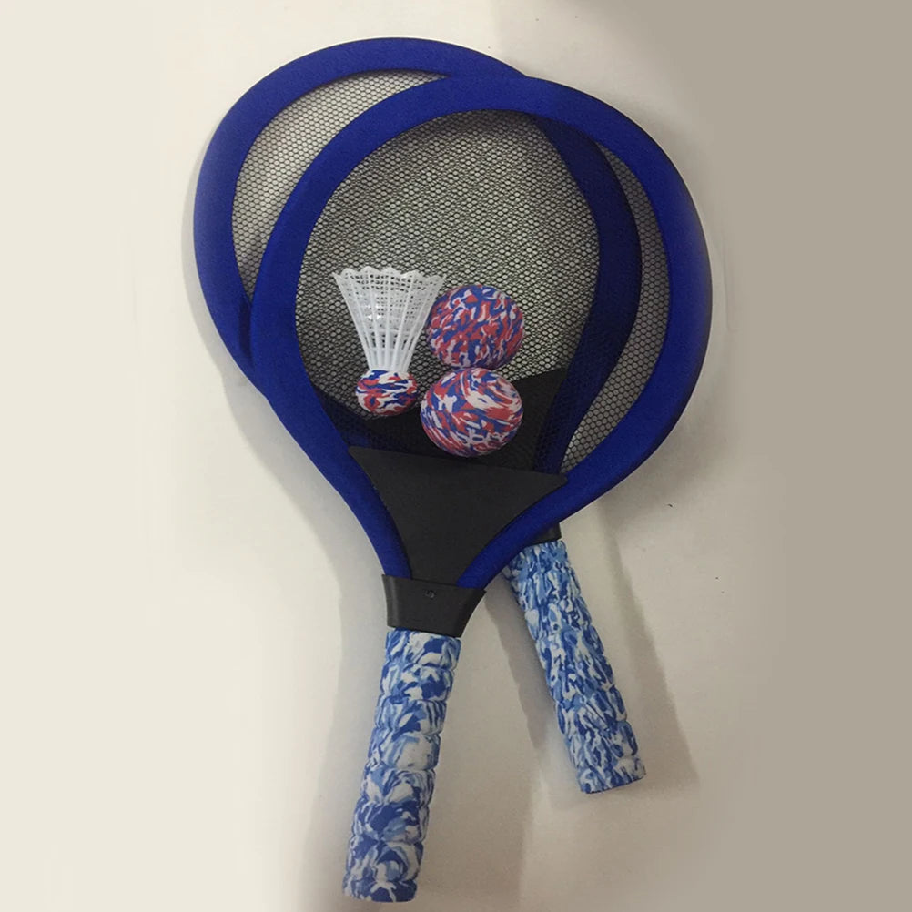 1 Set of Children's Tennis Racket Palying Badminton Rackets for Beach