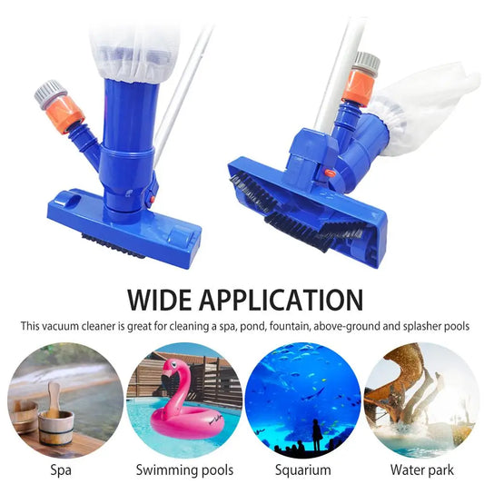 Pool Vacuums Mini Jet Underwater Cleaner Swimming Pool Floating Objects Cleaning Tools Suction Head Pond Fountain Brush Cleaner