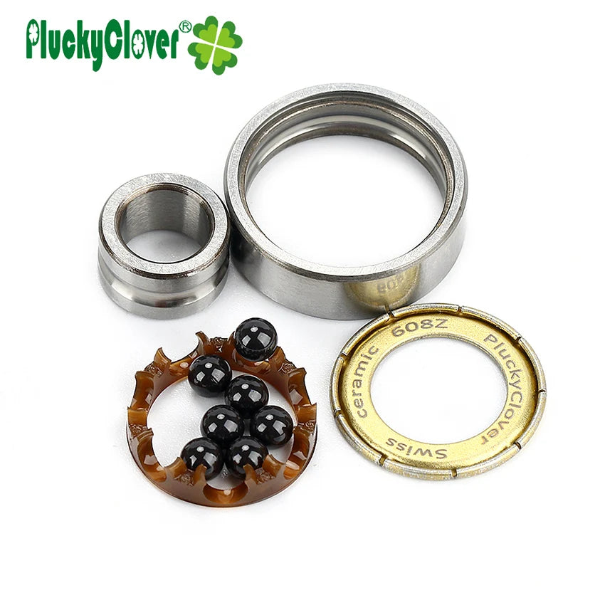 PluckyClover Abec11 608 Ceramic ball bearing Roller Skates Inline Speed Skating Inline Skate shoes 7 ball Ceramic Skate Bearing