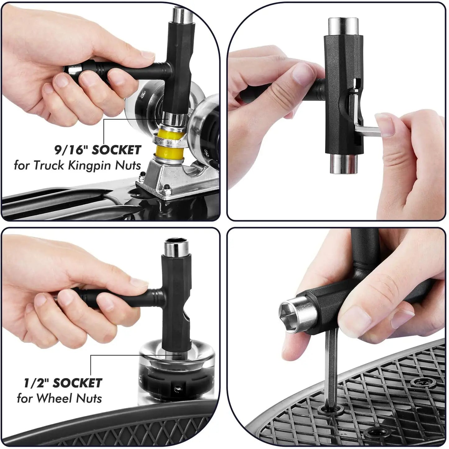 Jusenda Skateboard 22in Mini Cruiser Children's Penny Board Pastel Longboard Fish Skate Board Flashing Wheels Banana Skateboard