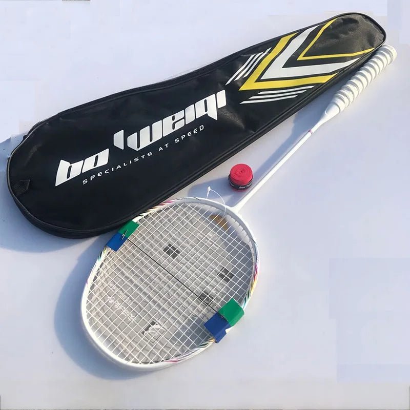 Carbon Badminton Racket 8U Professional 24-30lbs G5 Ultralight