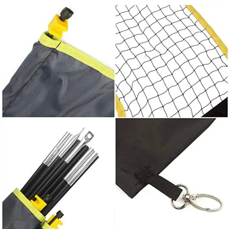 Portable Badminton Net with Stand Carry Bag, Folding Volleyball Tennis Badminton Drop Shipping