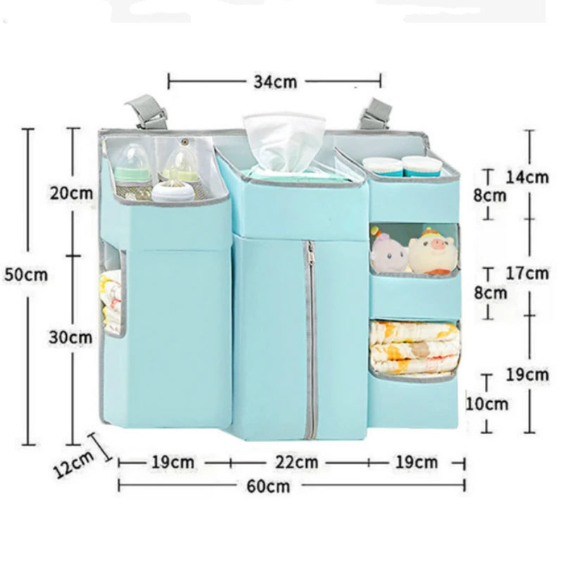 Best Crib Organizer For Baby Bed Hanging Storage Bag Baby Clothing Baby Items Organizer For Essentials Bedding Diaper Nappy Bag