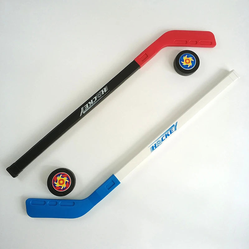 Kids Children Winter Ice Hockey Stick Training Tools Plastic Golf Football Soccer Goal Removable Mini Football Set