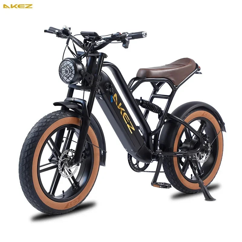 EU USA Warehouse E-cargo Family Bicycle Electric Cargo Bike Fat Tire Off Road Electric Bike Mountain for Adult Vintage Bicycle