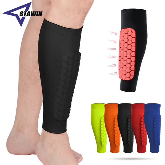 1PC Soccer Shin Guard Shin Pads for Kids Youth Adult,Calf Compression Sleeve with Honeycomb Pad,Support for Shin Splint Baseball