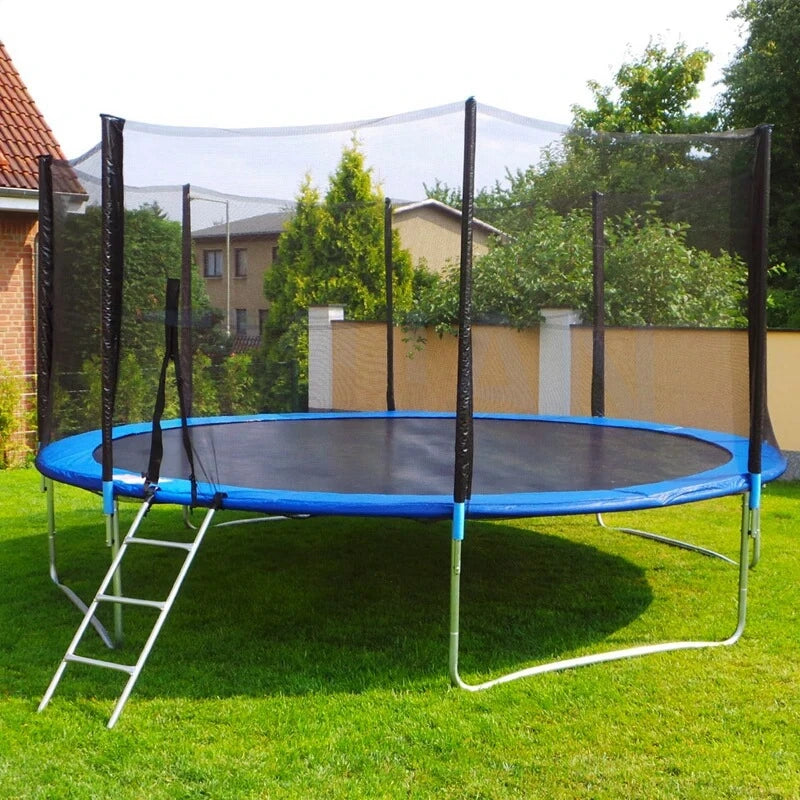 1.83-4.28m Trampoline Home Children's Indoor Commercial Jumping Bed Outdoor Round With Net Kindergarten Outdoor Adult