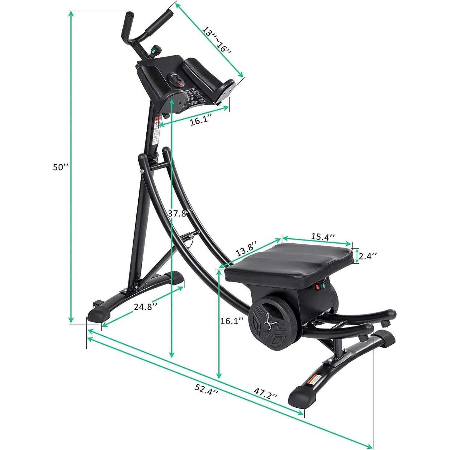 Ultimate Core Workout, Ab Exercise Machine for Home Use, Less Stress on Neck, Back, and Shoulders, Abdominal for All Training