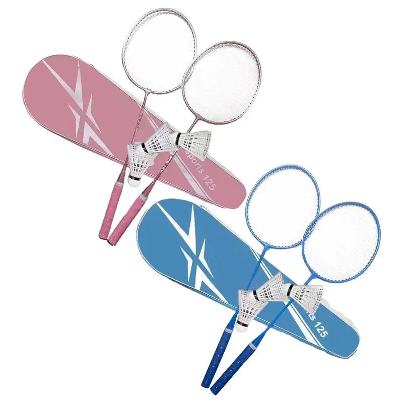 Badminton Racket Set Ultra Light Durable 2 Player Racke Set Professional Badminton Rackets And Carrying Bag For Adults Kids