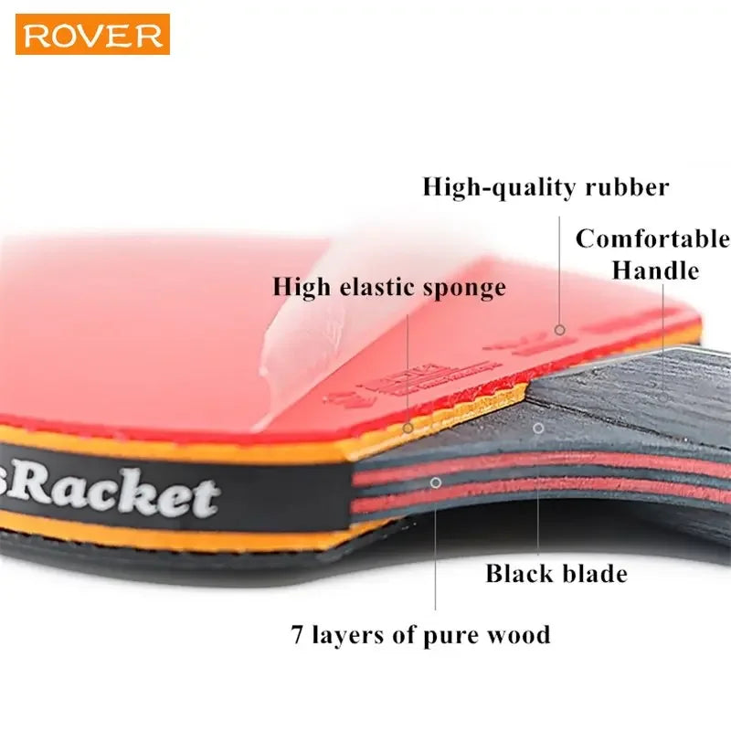 Ping Pong Racket Set 2pcs