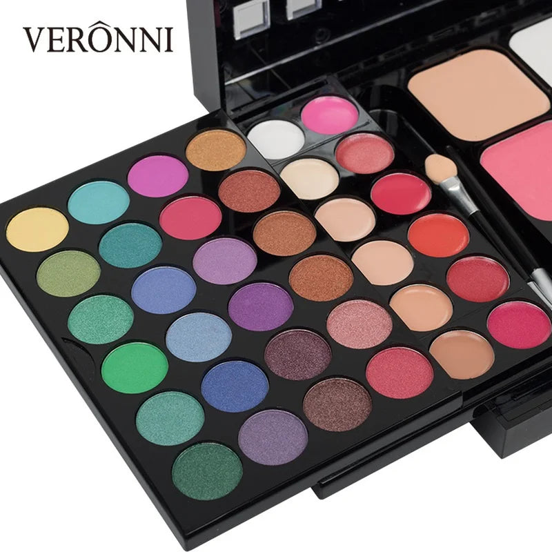 40/74/78 Colors Glitter Eyeshadow Palette Matte Waterproof Long Lasting Cosmetics Kit Fashion Women MakeUp Tools Pressed Powder