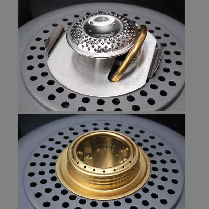 Outdoor Camping Cookware Set Pot BL100-Q1 Alcohol Stove Aluminium Alloy Gas Tank Alcohol Dual-purpose Pot（NO Gas Tank）