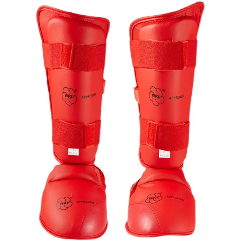 Karate Knee Warmer Taekwondo Shin Guard Boxing Gloves Shank Foot Protector Men Sports Socks Adult Kids Martial Arts Equipment