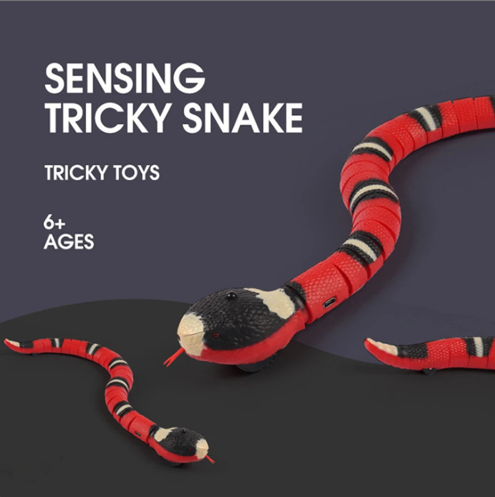 Interactive Toys Smart Sensing Snake Tease Toys Automatic Cat Toys Eletronic Snake For Cats Dogs Pet Kitten Toys Pet Accessories