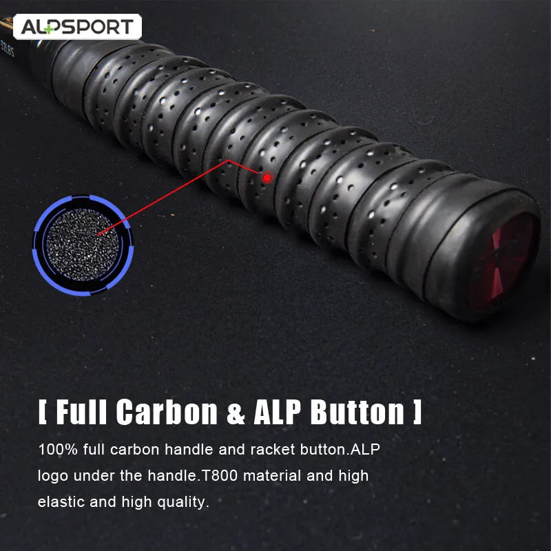 Alpsport Rr 4U G4 2 pcs/lot Original Super Offensive Max 25 lbs Carbon Fiber+Titanium Badminton Racket (Includes bag and string)