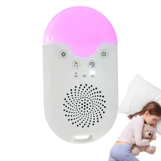 Insomnia Noise Soothers Rechargeable White Noise Machine With Built-In Sound Newborn Essentials For Bedroom Nursery Stroller Car