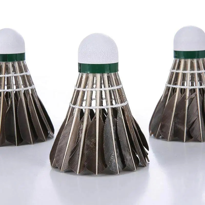 ALP 806 Badminton Shuttlecocks 12Pcs Black Goose Feather Badminton Balls for Training Badminton Sports 77 76 Speed Shuttlecock