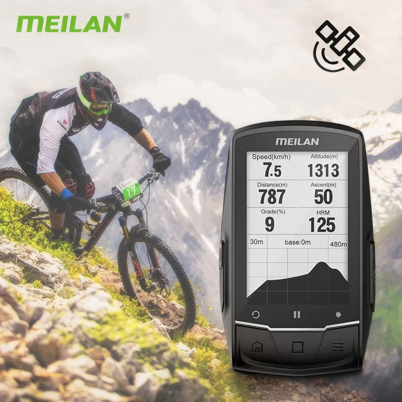 MEILAN M1 Finder GPS Bike Computer Outdoor Cycling Wireless Tracker Odometer Road MTB Bicycle Navigation Bicycle Speedometer
