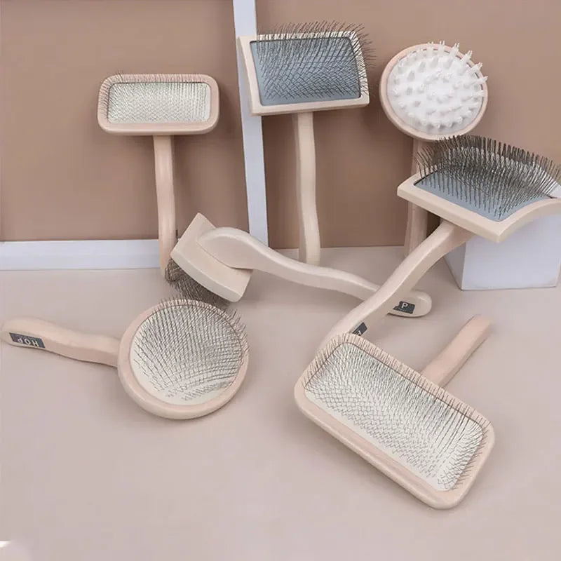Pet Dog Hair Removal Comb Dog Cleaning Supplies Needle Long Hair Brush Puppy Cat Massage Bath Brush Pet Grooming Tools Accessori