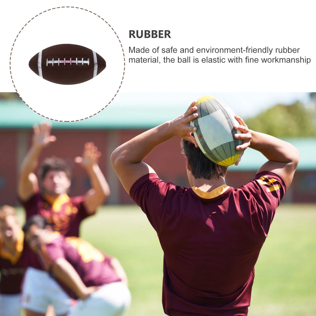 Rugby Football Toytoys American Exercising Beach Gamesrace Water Kids Style Junior Footballs Gifts Standard Professional Outdoor