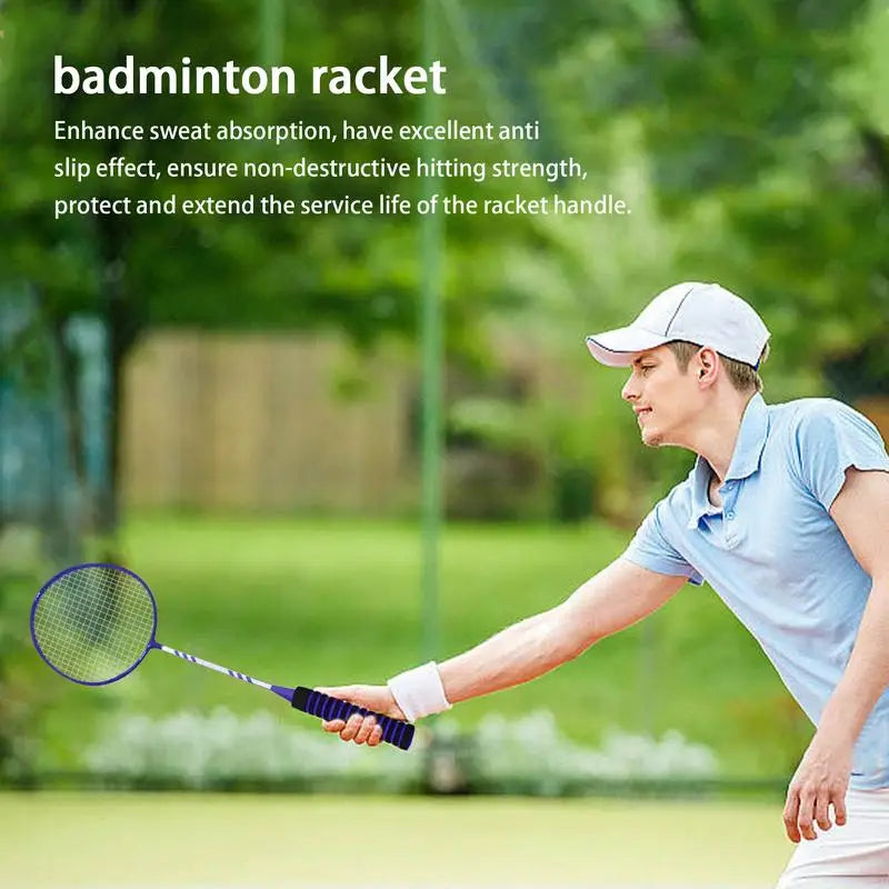 Badminton Racket Badminton Racquets Replacement Set Lightweight Anti-Slip Sturdy Badminton Backyard Games For Outdoor Garden