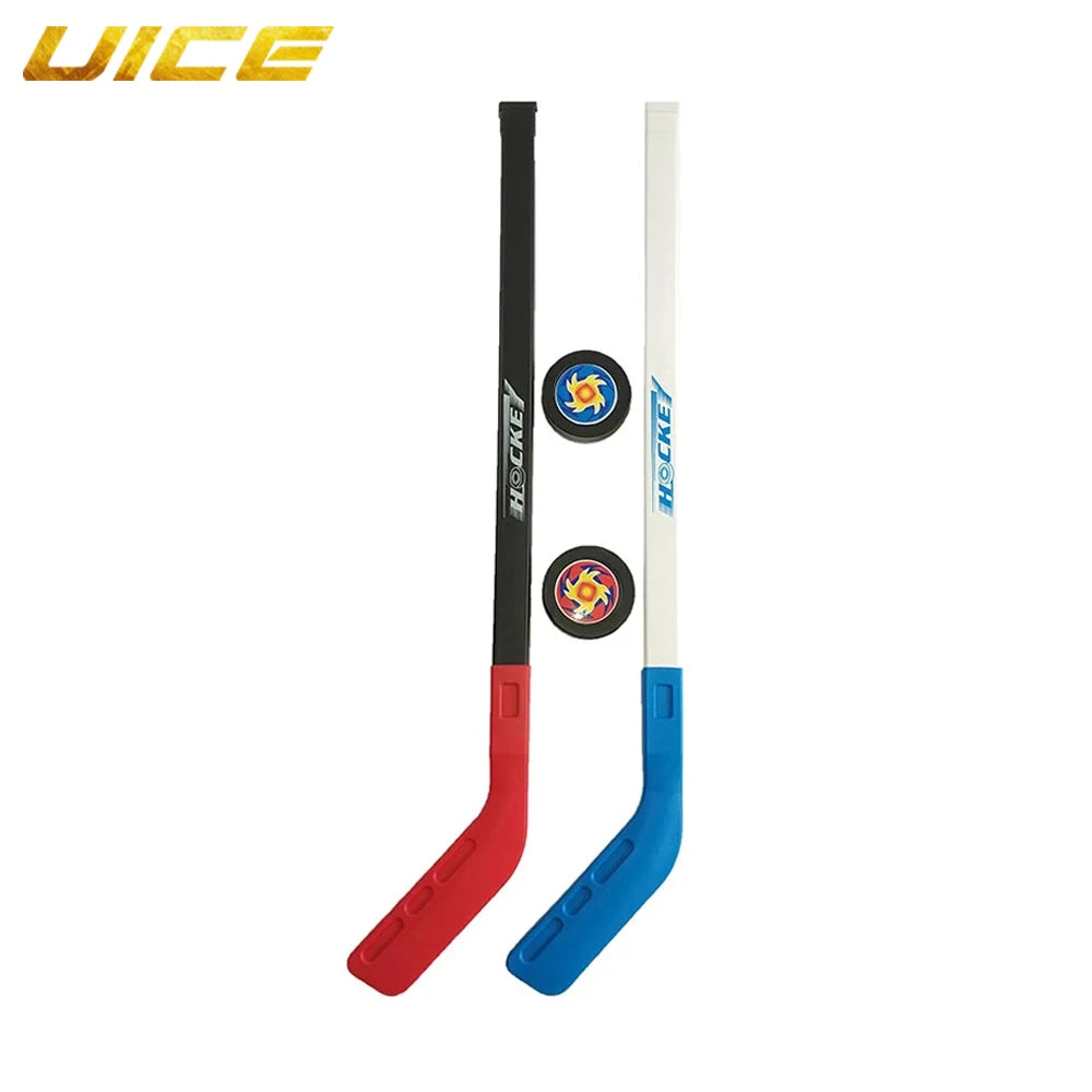 Ice Hockey Stick 4pcs/set Kids Children Winter Ice Hockey Stick Training Tools 2xSticks 2xBalls Winter Sports Toy Fits