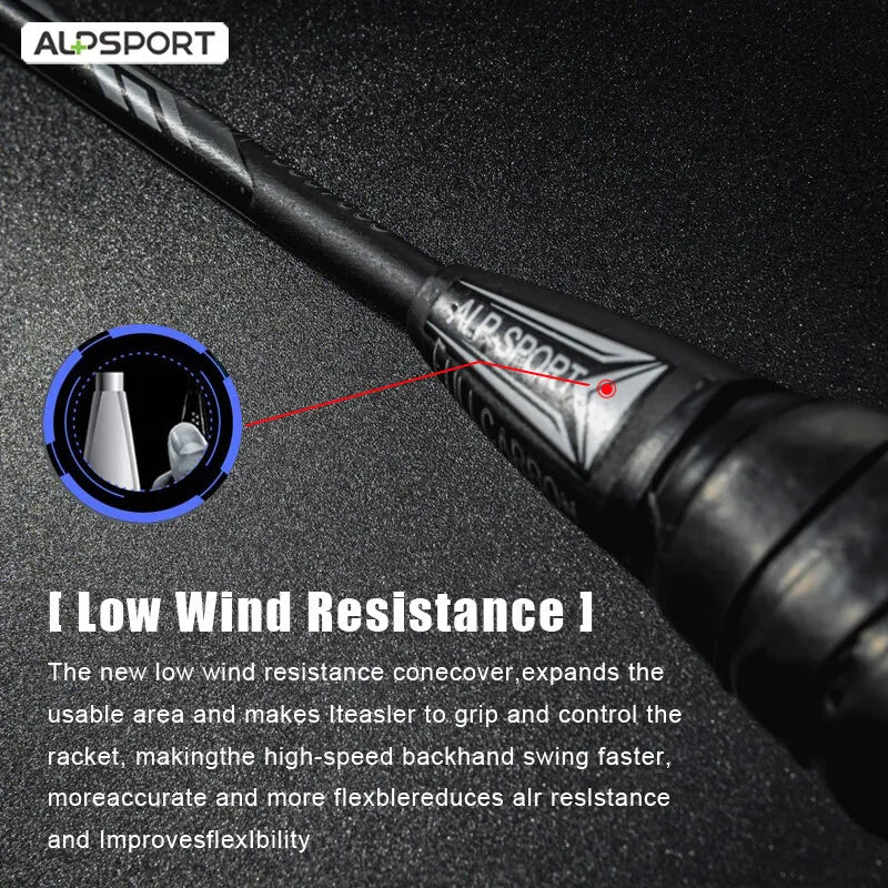 Alpsport Rr 4U G4 2 pcs/lot Original Super Offensive Max 25 lbs Carbon Fiber+Titanium Badminton Racket (Includes bag and string)