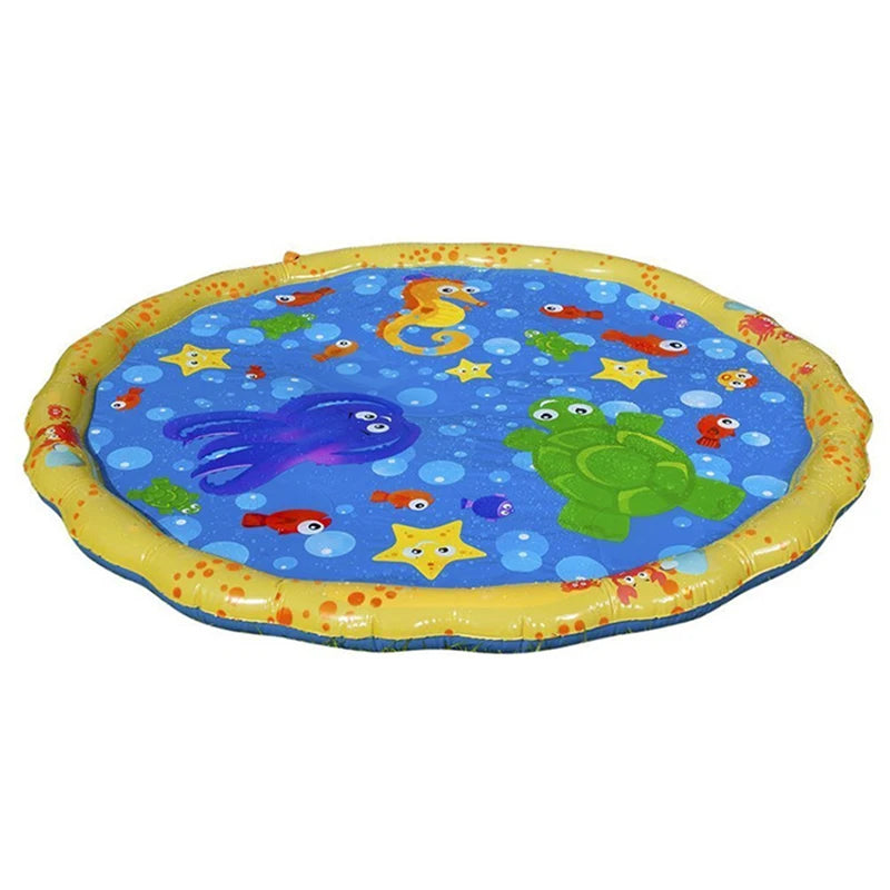 Creative Inflatable Water Spray Pad Kids Children Games Pads Play Water Mats Sprinkler Toy, Outdoor Hot Tubs Swimming Pool